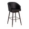 Flash Furniture 30" Black LeatherSoft Barstool with Wooden Legs AY-1928-30-BK-GG - alternate 5